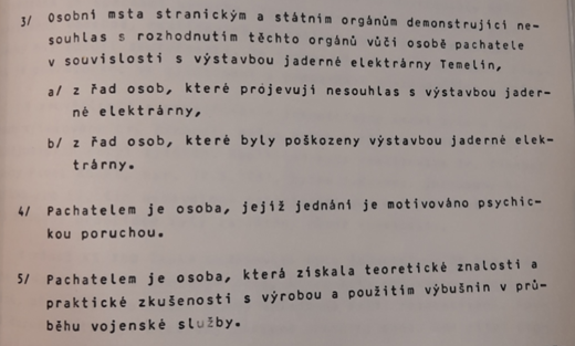 Hledala se i motivace pachatele (zdroj: ABS)